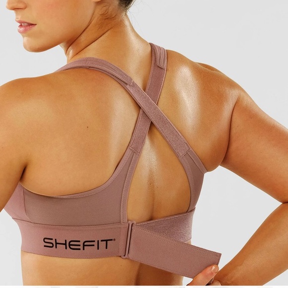 SHEFIT Ultimate Sports Bra Rose Mauve LUXE - Picture 2 of 7